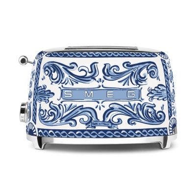 Smeg Tsf01Dgbeu Tostadora Dolce and Gabbana Azul mediterráneo
