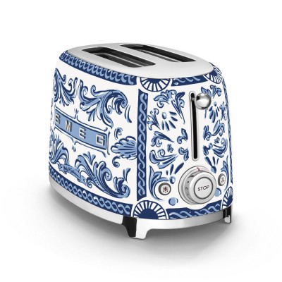 Smeg Tsf01Dgbeu Tostadora Dolce and Gabbana Azul mediterráneo