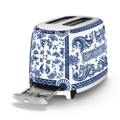 Smeg Tsf01Dgbeu Tostadora Dolce and Gabbana Azul mediterráneo