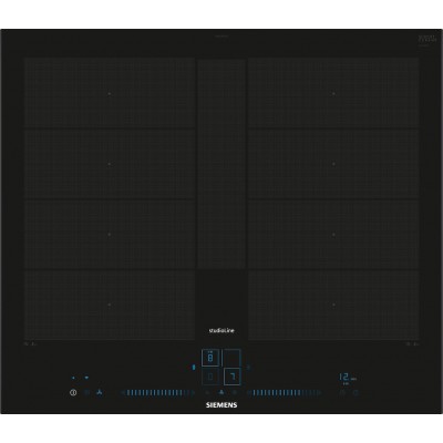 Siemens ex677nyv6e iq700 Induktionskochfeld 60 cm schwarz SL