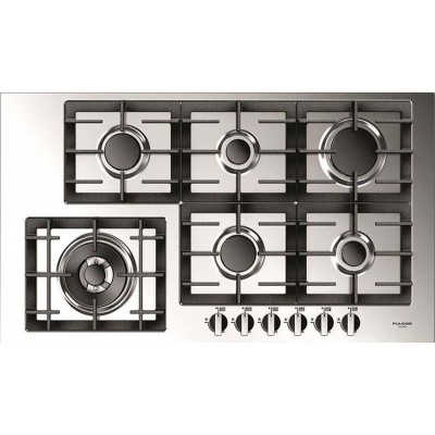 Płyta gazowa Fulgor qh 906 gwk x 90 cm ze stali nierdzewnej q-design