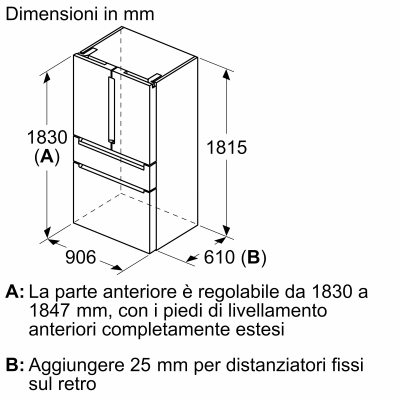 Siemens kf96rsbea iq700 frigorifero combinato libera installazione 90 cm vetro nero SL