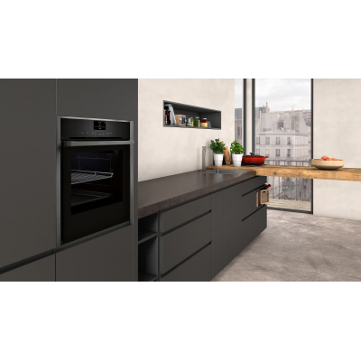 Neff b47fs22g0 horno de vapor empotrado 60 cm grafito