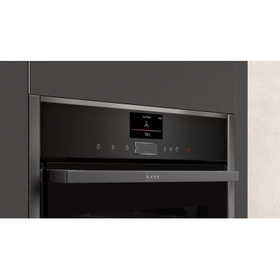 Neff b47fs22g0 horno de vapor empotrado 60 cm grafito
