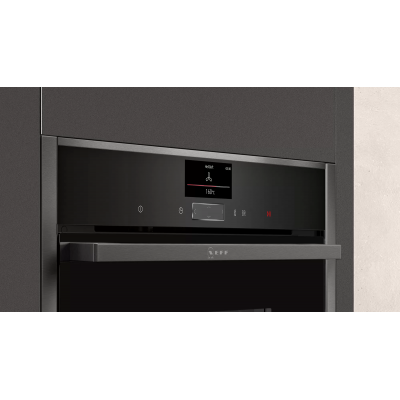 Neff c17ms22g0 forno microonde combinato da incasso h 45 cm grafite