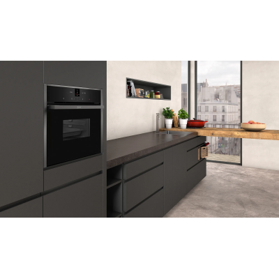 Neff c17dr00g0 horno de vapor empotrado h 45 cm grafito