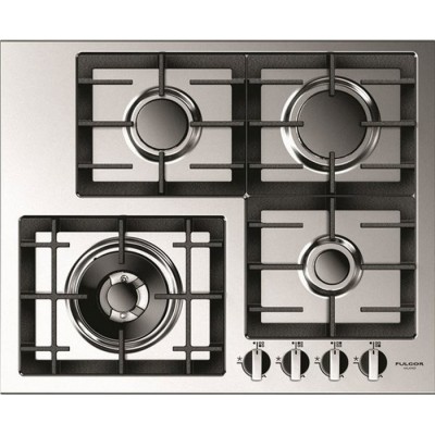 Fulgor qh 604 gwk x 60 cm stainless steel gas hob