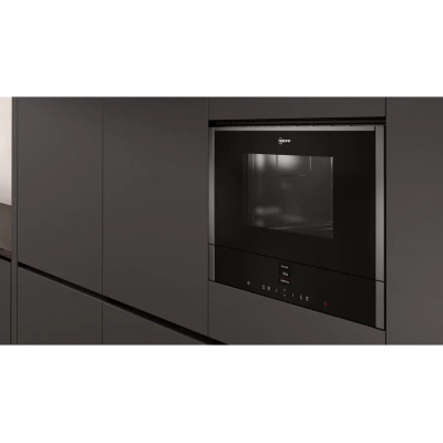 Neff c17gr01g0 horno microondas empotrado h 38 cm grafito