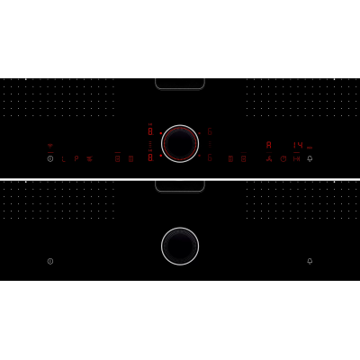 Neff t58tl6en2 plaque à induction avec hotte intégrée 80 cm noir