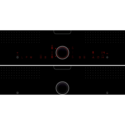 Neff t58pl6ex2 induction hob with integrated hood 80 cm black