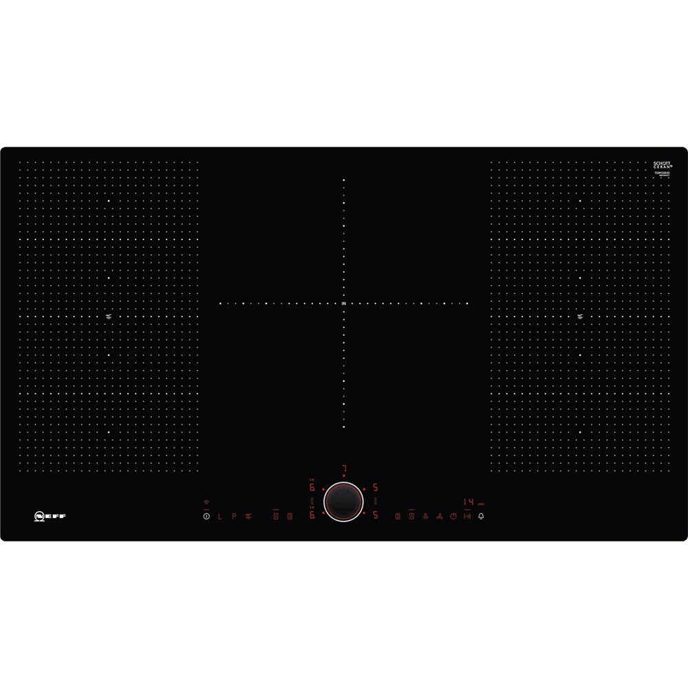 Placa de inducción Neff T59Ps5Rx0 90 cm vitrocerámica negra