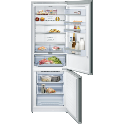 Neff kg7493bd0 free-standing combined refrigerator 70 cm h 203 black