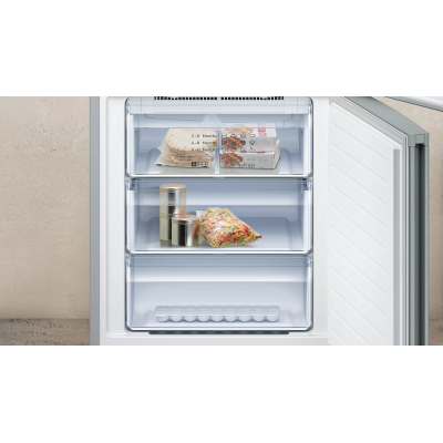 Neff kg7493bd0 free-standing combined refrigerator 70 cm h 203 black