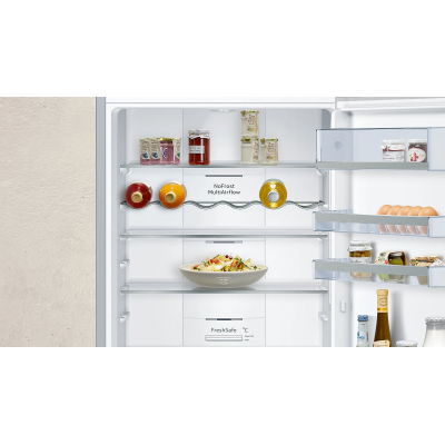 Neff kg7493bd0 free-standing combined refrigerator 70 cm h 203 black