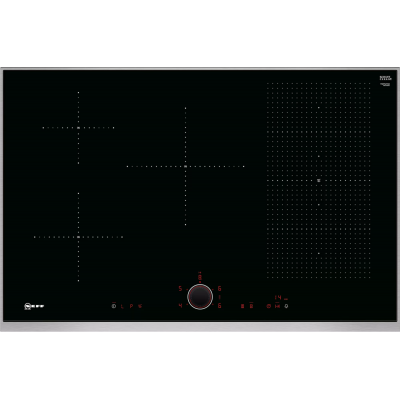 Neff t58ts21n0 induction hob 80 cm black glass ceramic