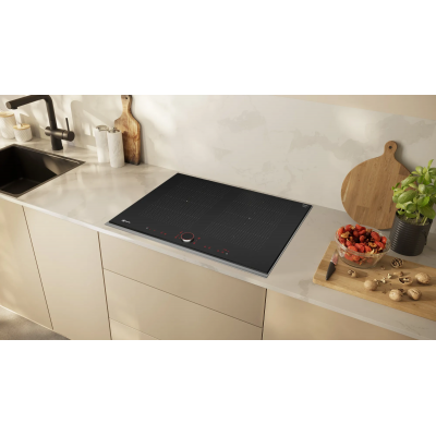 Neff t57ts61n0 induction hob 70 cm black glass ceramic