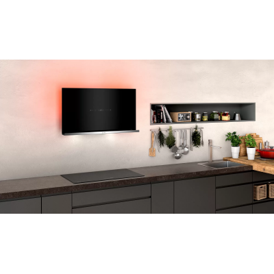 Neff d95frw1s2 okap ścienny 90 cm czarne szkło