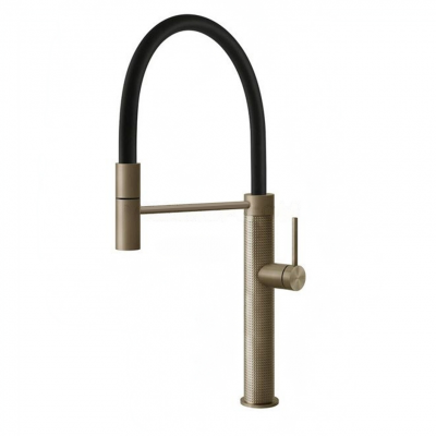 Gessi 60014 726 Cesello 316 Mixer tap + extractable shower Warm Bronze Brushed