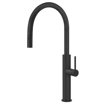 Gessi 60022 299 Bateria kuchenna 316 z wyciąganą słuchawką prysznicową, czarna