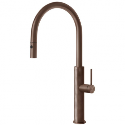 Gessi 60026 708 Cesello 316 bateria mieszaczowa z miedzianą głowicą prysznicową
