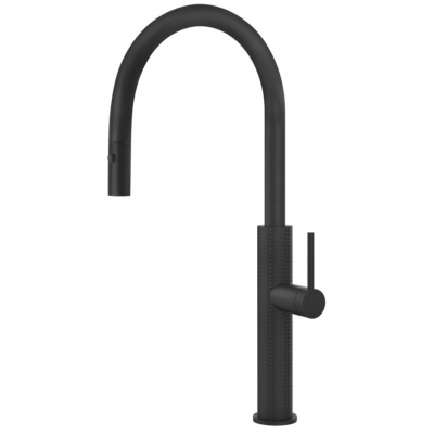 Gessi 60026 299 Cesello 316 bateria mieszaczowa z czarną głowicą prysznicową