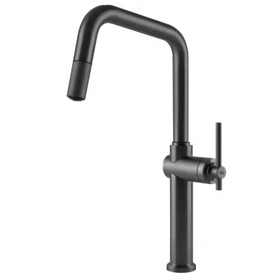 Gessi 60652 707 Bateria mieszaczowa Habito + słuchawka prysznicowa czarna