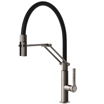 Gessi 60055 149 Robinet mitigeur Officine avec douchette finox