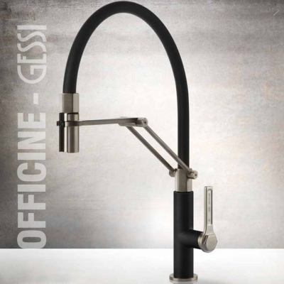 Gessi 60055 599 Officine grifo mezclador con ducha de mano negro