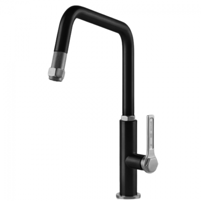Gessi 60053 599 Officine Mixer tap with black shower