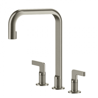 Gessi 58701 149 Engraved 3-hole kitchen tap finox