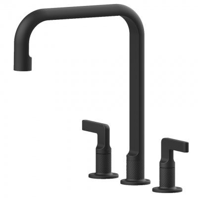 Gessi 58701 299 Inciso 3-otworowy kran kuchenny, czarny mat