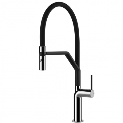Gessi 60315 031 Chromowany trzonek baterii mieszaczowej z prysznicem ręcznym