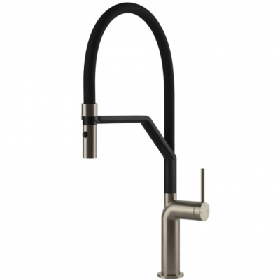 Gessi 60315 149 Mitigeur tige de robinet avec douchette finox