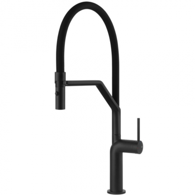 Gessi 60315 299 Trzpień baterii mieszającej z matową czarną głowicą prysznicową