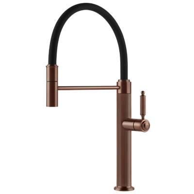 Gessi 60634 708 Venti 20 Copper brushed kitchen tap mixer
