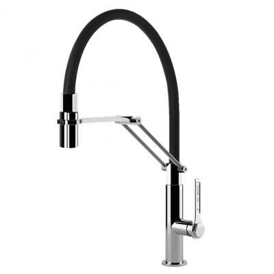 Gessi 60055 031 Officine Mixer tap with chrome hand shower