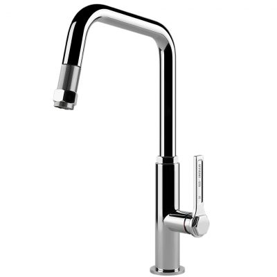 Gessi 60053 031 Officine Mixer tap with chrome hand shower