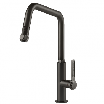 Gessi 60053 707 Officine grifo mezclador con ducha de mano negro