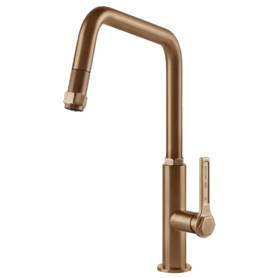 Gessi 60053 726 Officine rubinetto miscelatore con doccetta bronzo