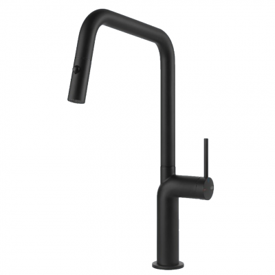 Gessi 60307 299 Trzpień baterii mieszającej z czarną głowicą prysznicową