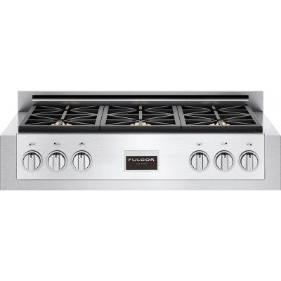 fulgor fsrt 3606 gx 91cm slot-in countertop gas hob stainless steel