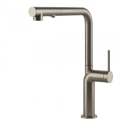 Gessi 60311 149 Grifo mezclador vástago con ducha de mano finox