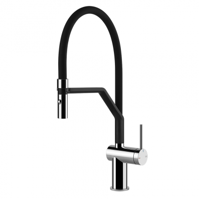 Gessi 60429 031 Inedito grifo mezclador con ducha de mano cromada