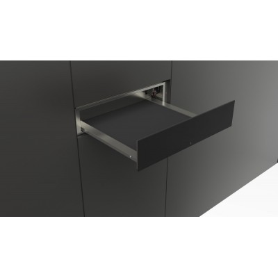 Fulgor fclwd 150 bk cajón calentador 60 x 15 cm vidrio negro