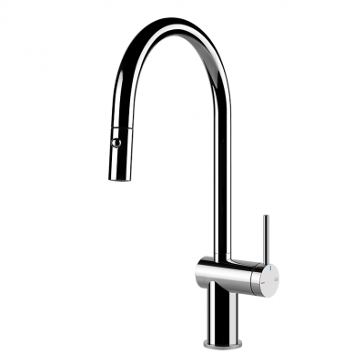 Gessi 60413 031 Unpublished Mixer tap with chrome hand shower