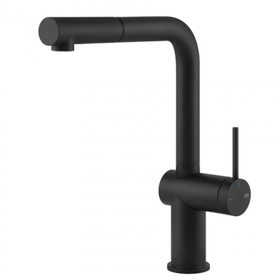 Gessi 60433 299 Unpublished Mixer tap with black hand shower