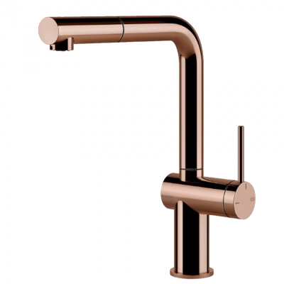 Gessi 60433 030 Unpublished Mixer tap with copper hand shower
