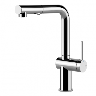 Gessi 60435 031 Unpublished Mixer tap with chrome hand shower