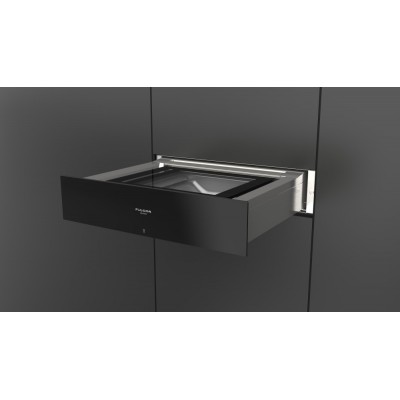 Fulgor fclvsd 150 tc bk tiroir sous vide 55x14 cm verre noir