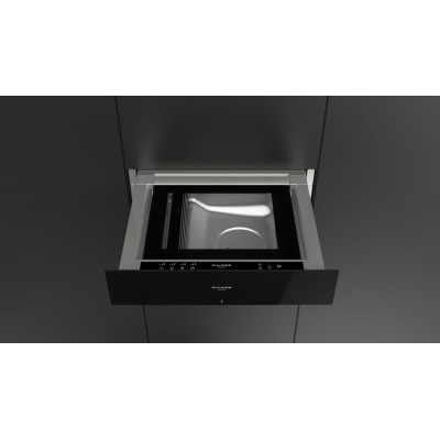 Fulgor fclvsd 150 tc bk tiroir sous vide 55x14 cm verre noir